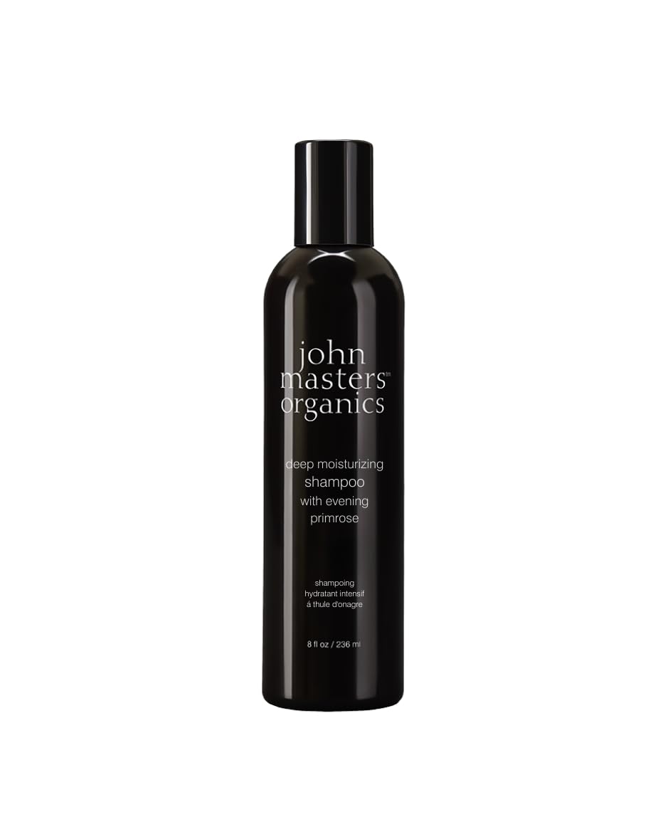 John Masters Organics Shampoing cheveux secs - bouteille visible pour hydrater en profondeur