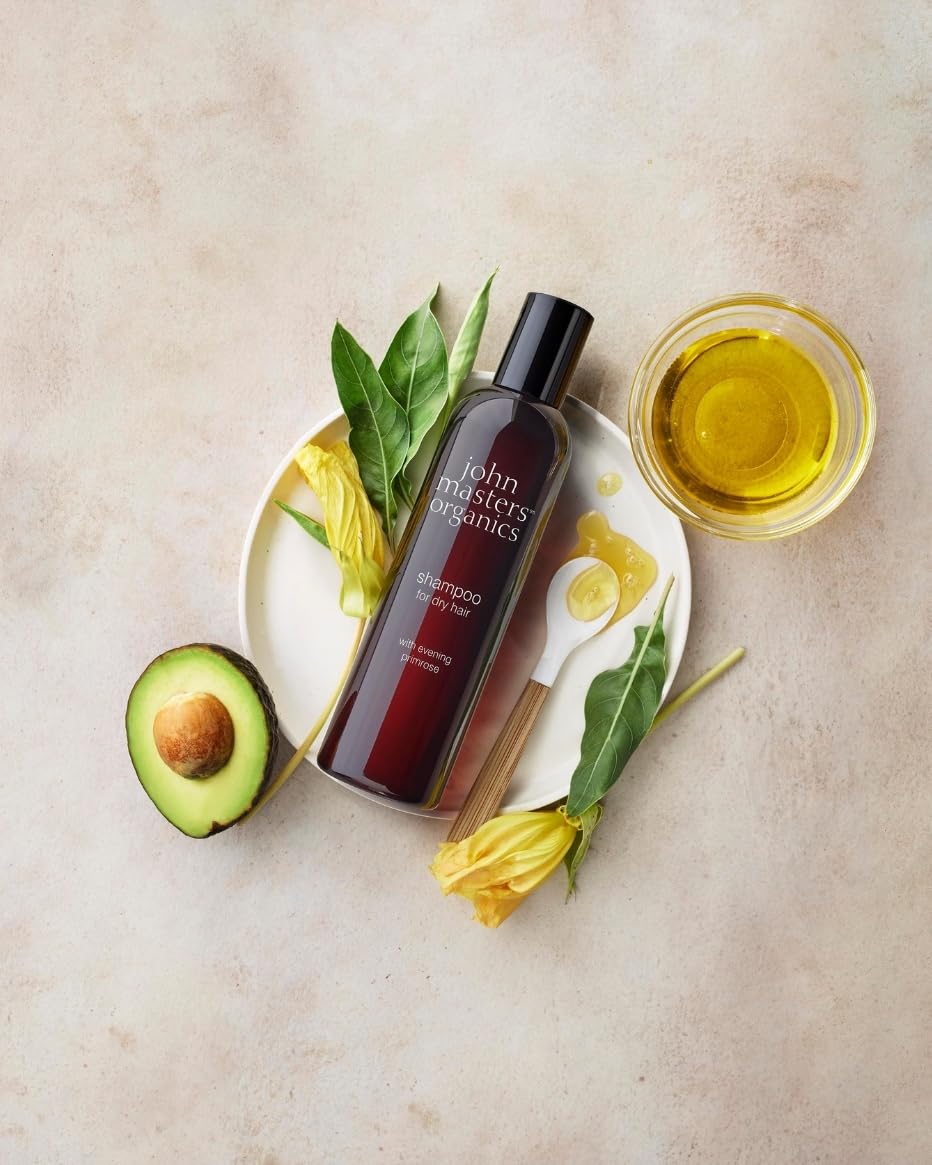 John Masters Organics Shampoing cheveux secs - huile primevère pour nourrir les longueurs