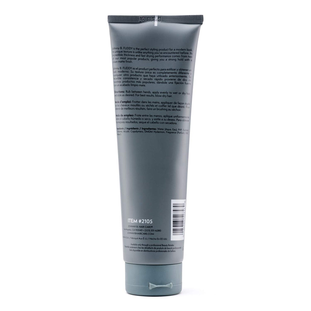 JOHNNY B. Fuddy Strong: texture mate parfaite pour un look naturel et contrôlé.