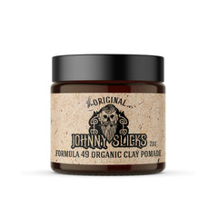 Johnny Slicks Formula 49 flacon-pommade argile pour tenue naturelle et hydratante.