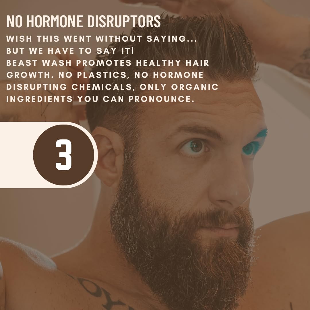 Johnny Slicks Shampoo parfum robuste qui laisse une impression durable.