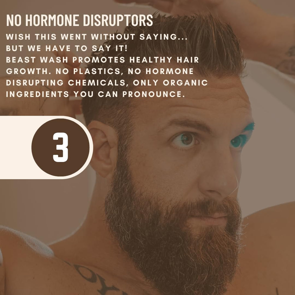 Johnny Slicks Shampoo parfum robuste qui laisse une impression durable.