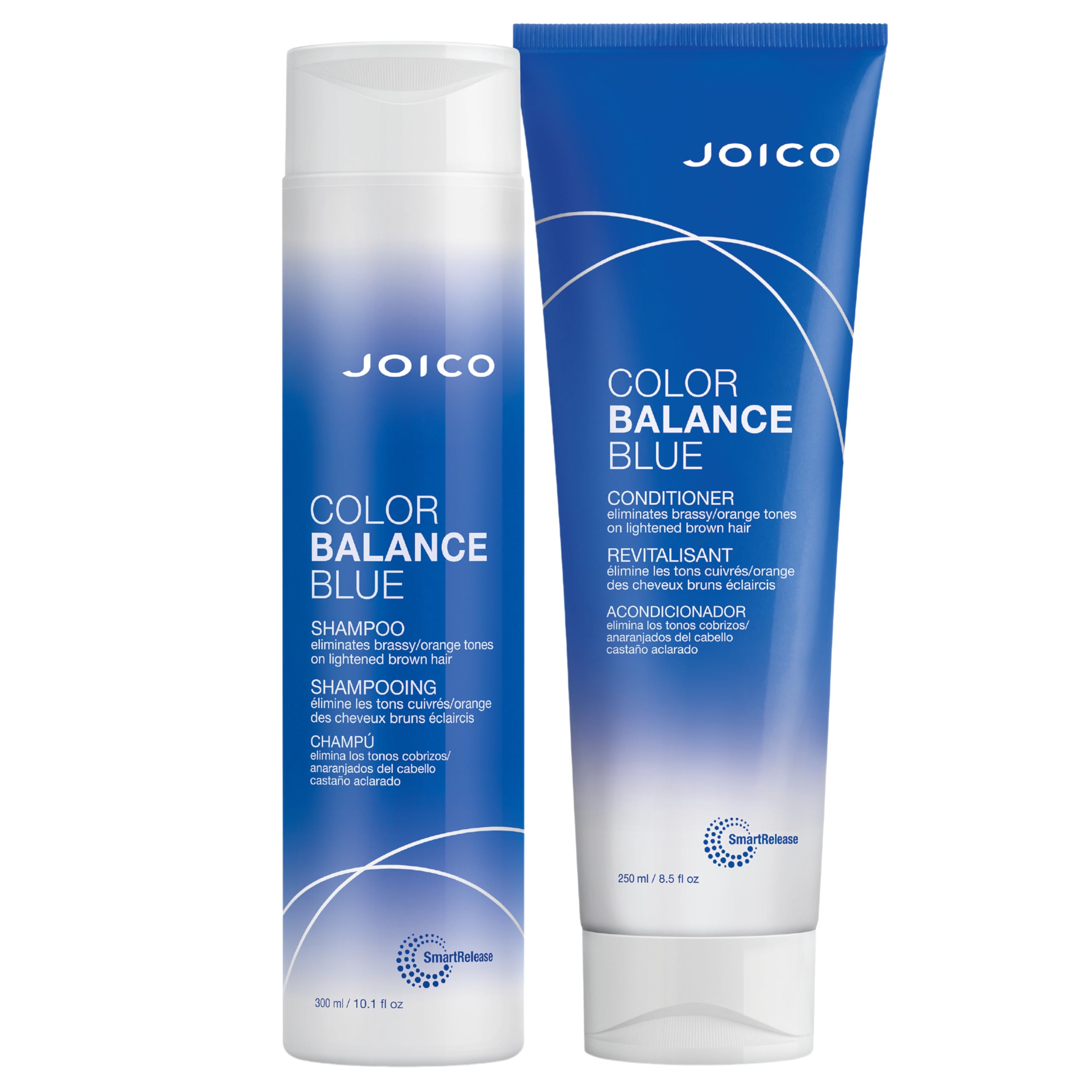 Joico Color Balance Shampoing — flacon bleu, corrige les tons chauds et prolonge la couleur.