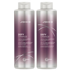 Joico Defy Damage Shampoo Bouteille — shampoing doux qui préserve la couleur et renforce les cheveux.
