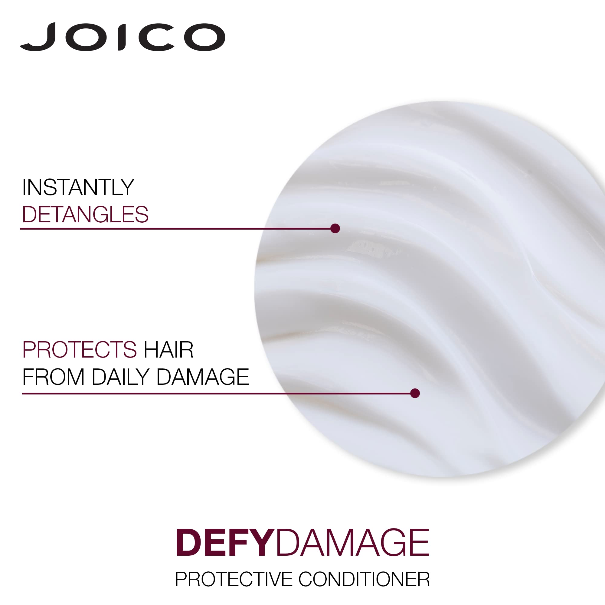 Utilisation quotidienne du duo Joico Defy Damage sans alourdir les cheveux.