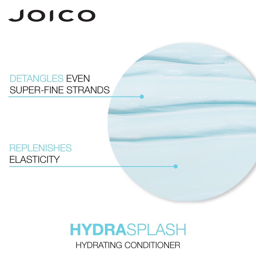 Shampoing Joico HydraSplash: préparation pour cheveux fins et brillants.