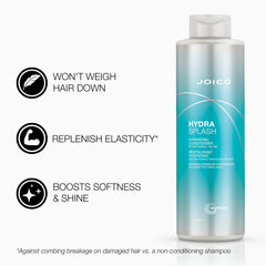 Conditionneur Joico HydraSplash: crème légère qui démêle sans alourdir.
