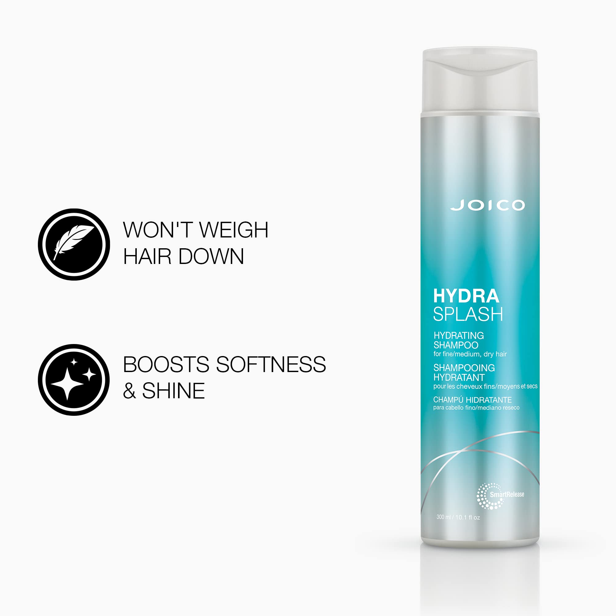 HydraSplash: mousse lavante luxueuse qui nettoie sans dessécher les cheveux fins