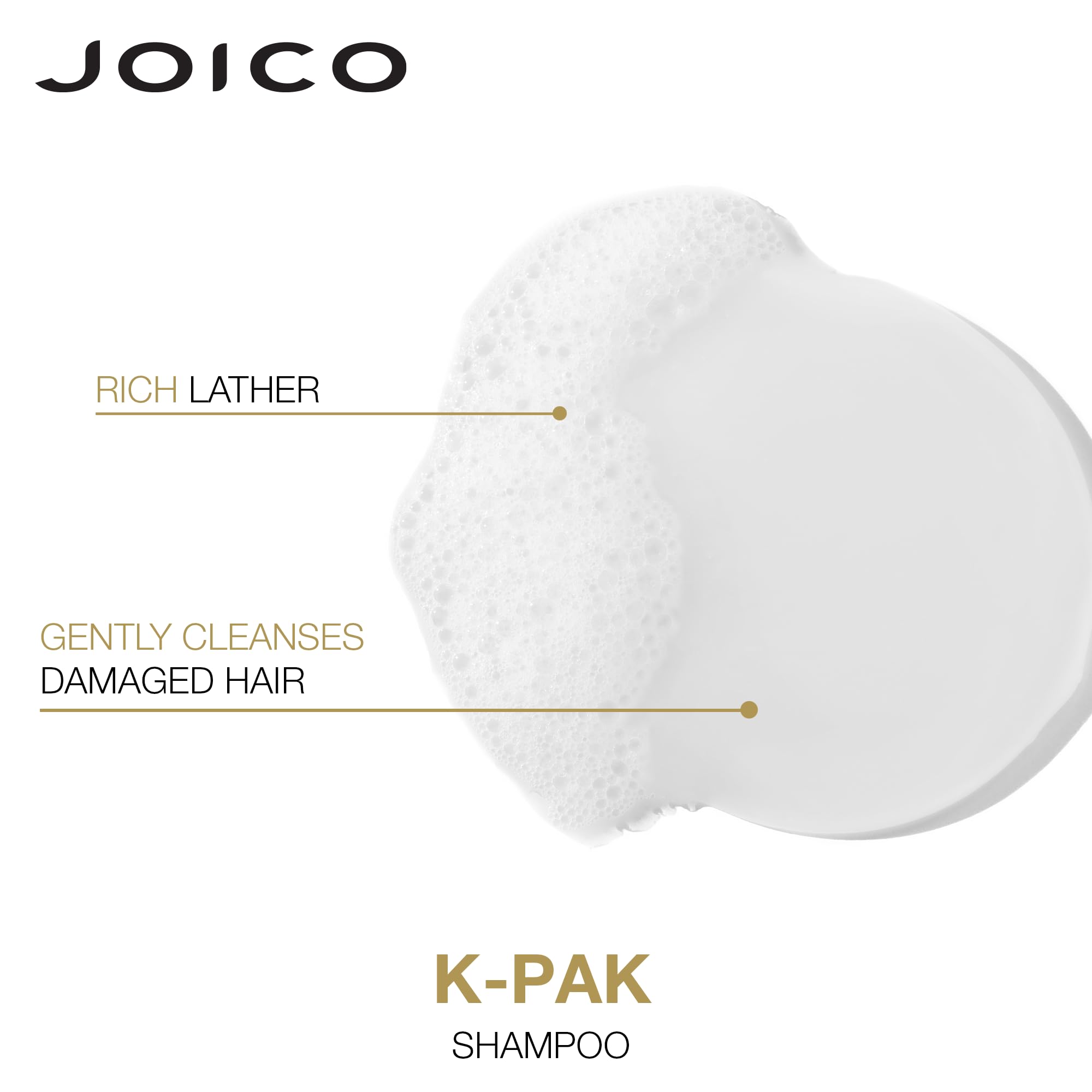 Joico K-PAK Daily Lavage-mousse: mousse légère qui nettoie sans agresser.