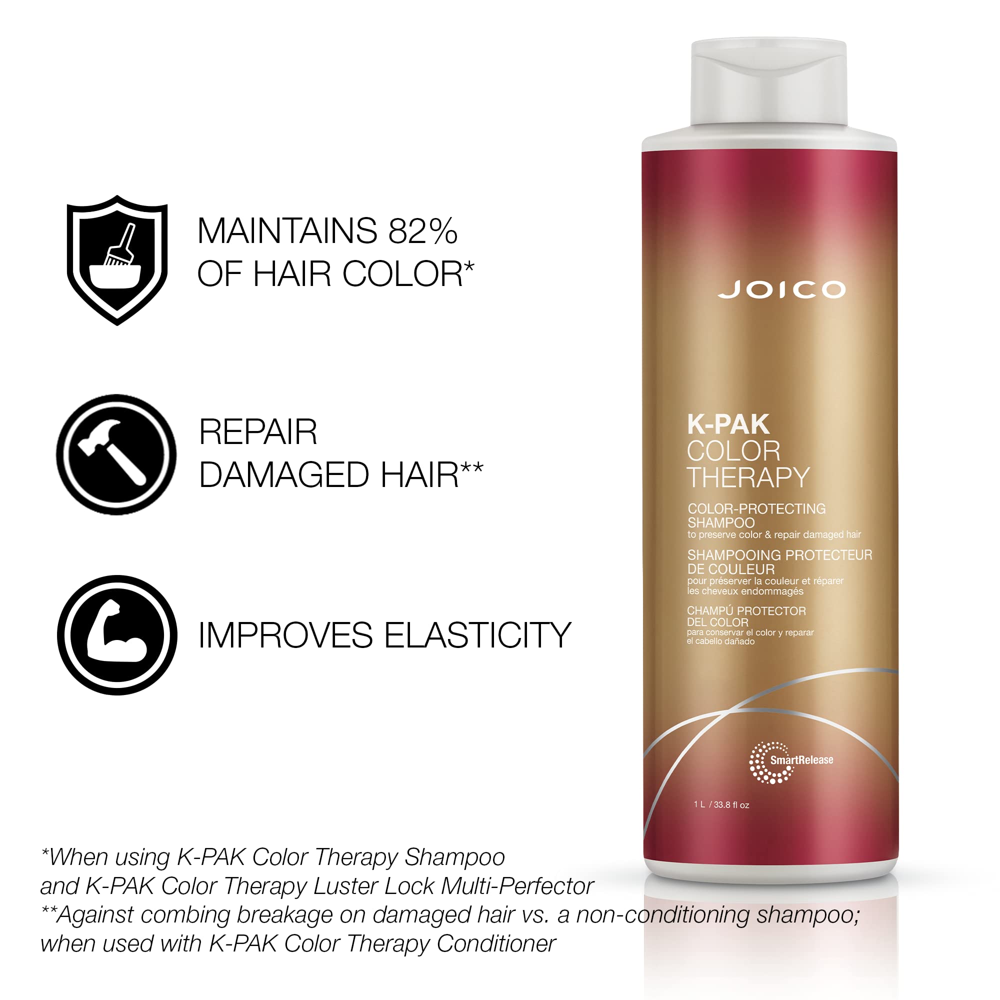 Joico K-PAK Thérapie de couleur—duo pack, pratique pour salon et maison.