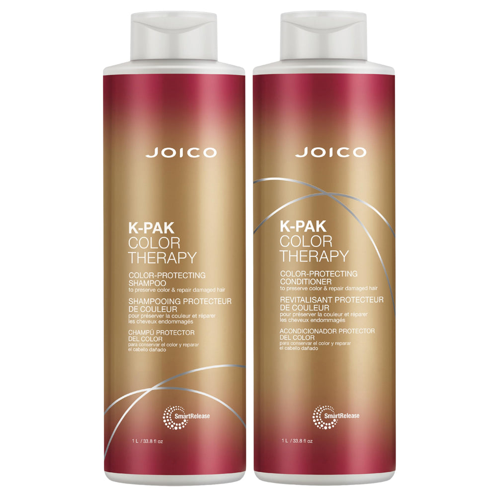 Joico K-PAK Thérapie de couleur—shampooing flacon, purifie et préserve la couleur.