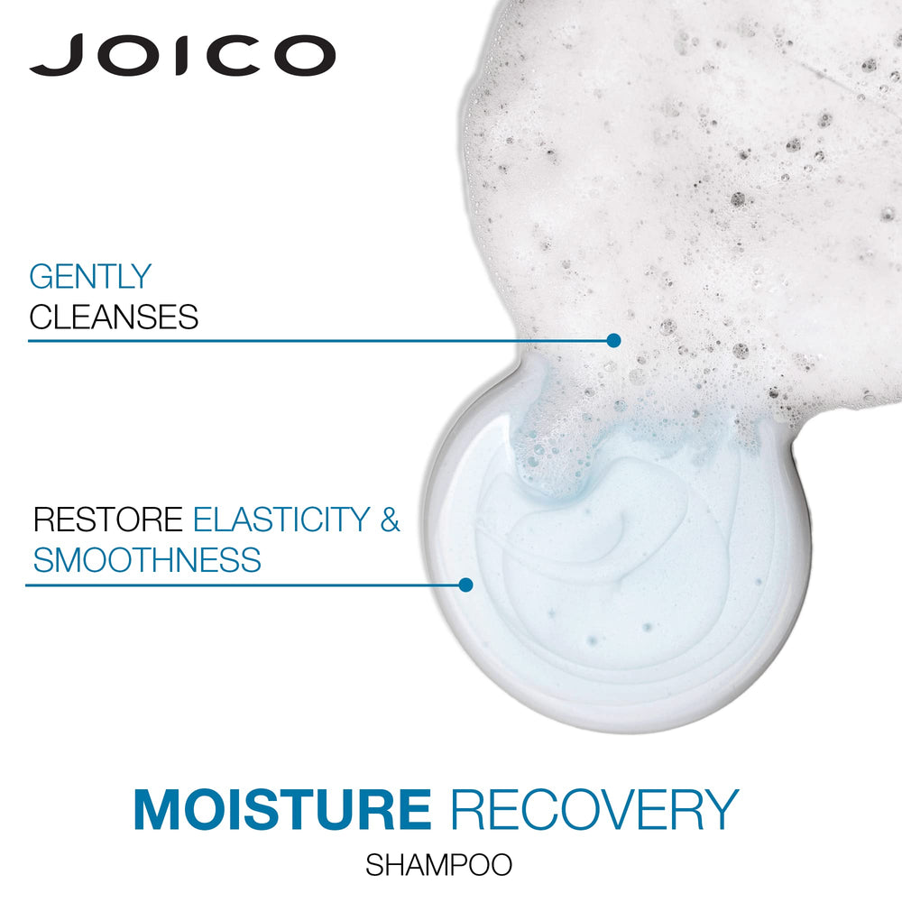 Ensemble Shampoing et Après-Shampoing Joico, routine hydratante complète.