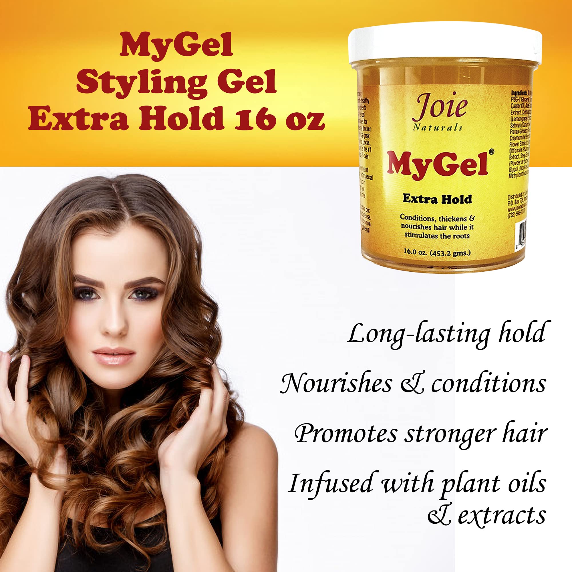 Joie Naturals MyGel – définition des boucles pour un look net.