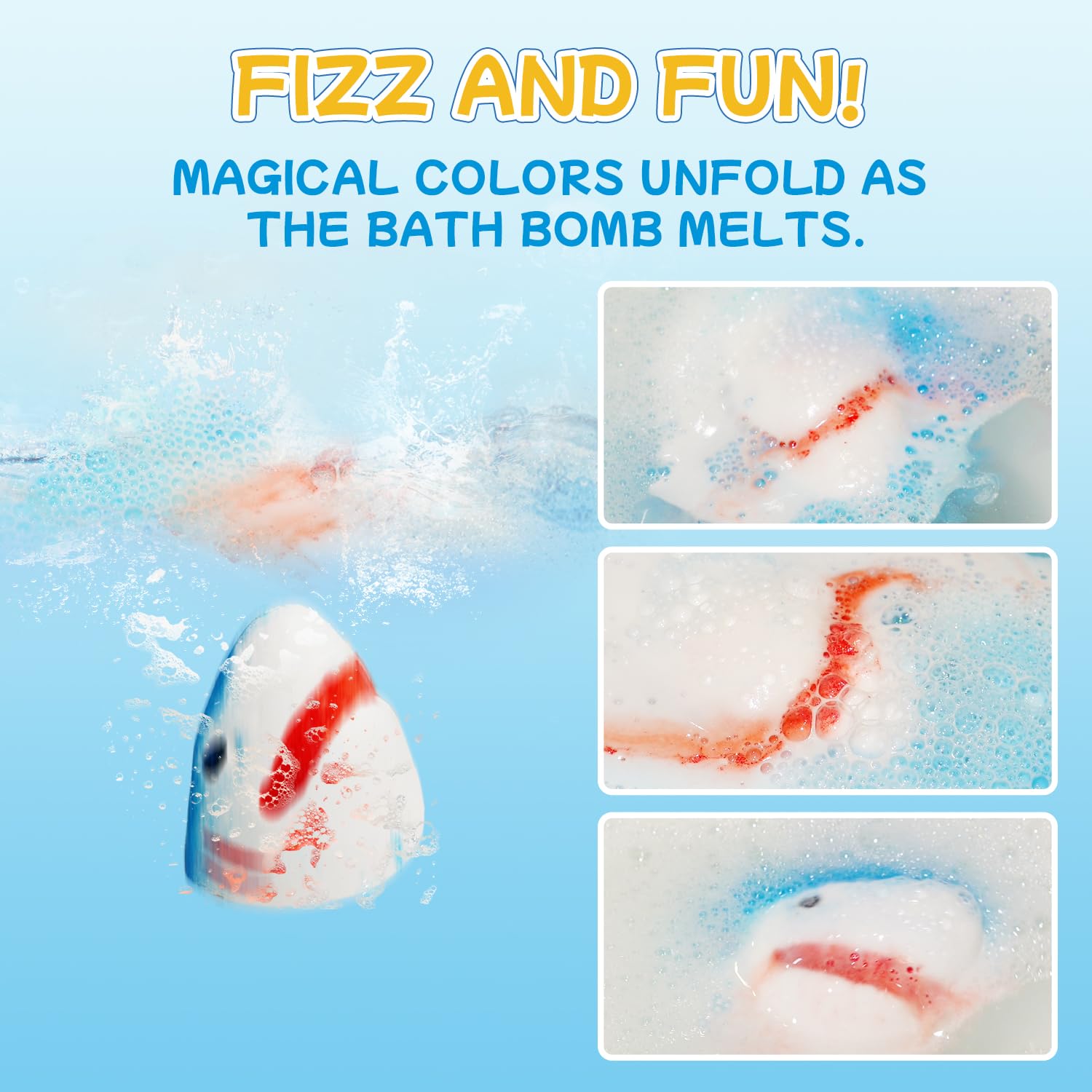JOI MEW Bulle de bain: couleurs vives et mousse abondante
