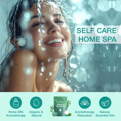 JoJowell steamers diffusing aroma in the shower for rejuvenation.