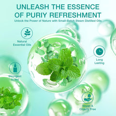 JoJowell mint eucalyptus tablets ready for refreshing morning shower aromatherapy.