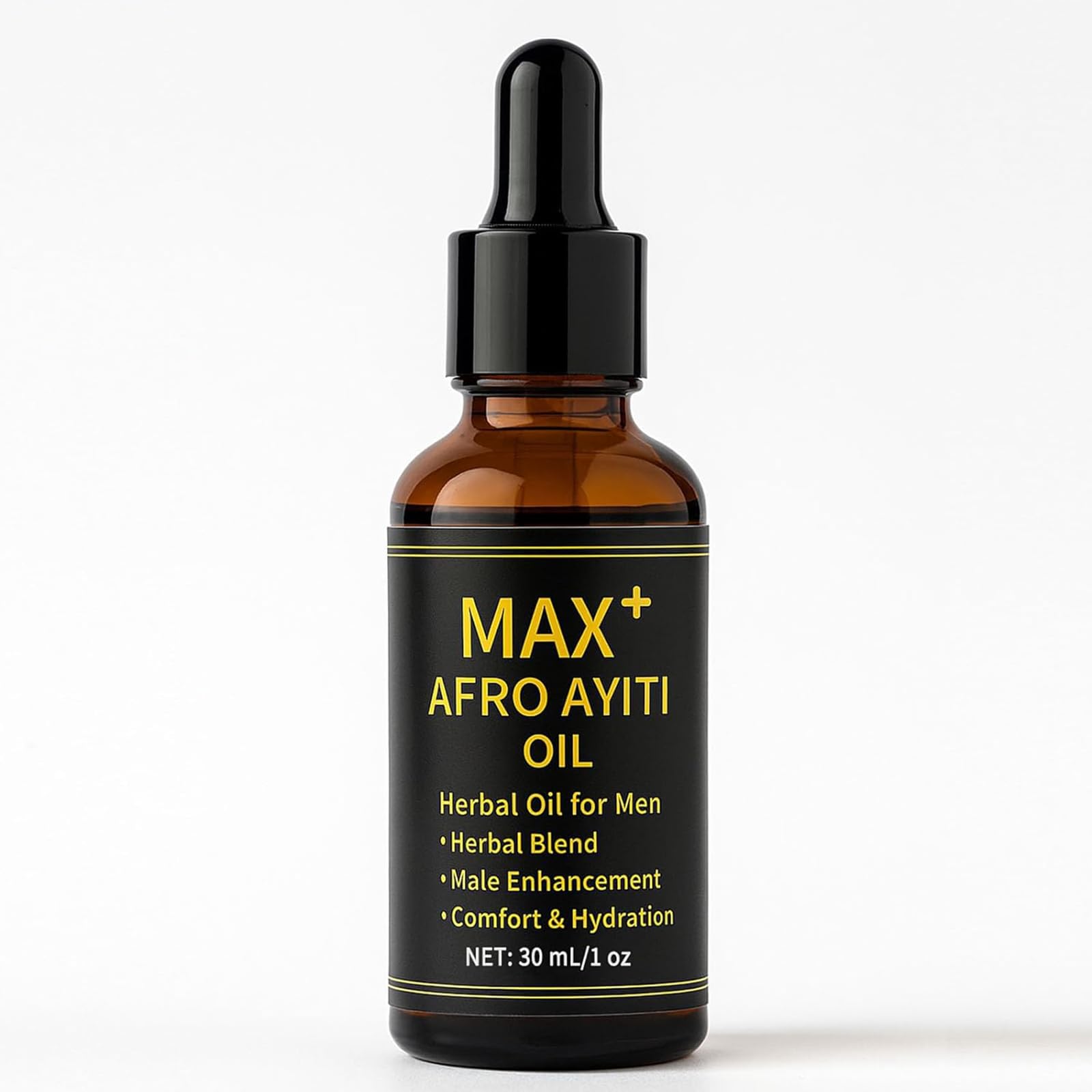 JOKODOMUS Max+ Afro Ayiti huile flacon 30 ml, hydratation légère pour la peau.