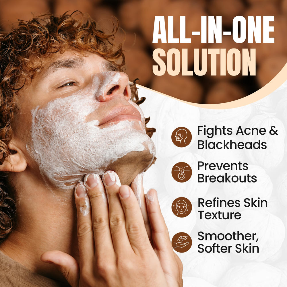 Gommage Visage Joli Noir – pores nets et peau clarifiée.