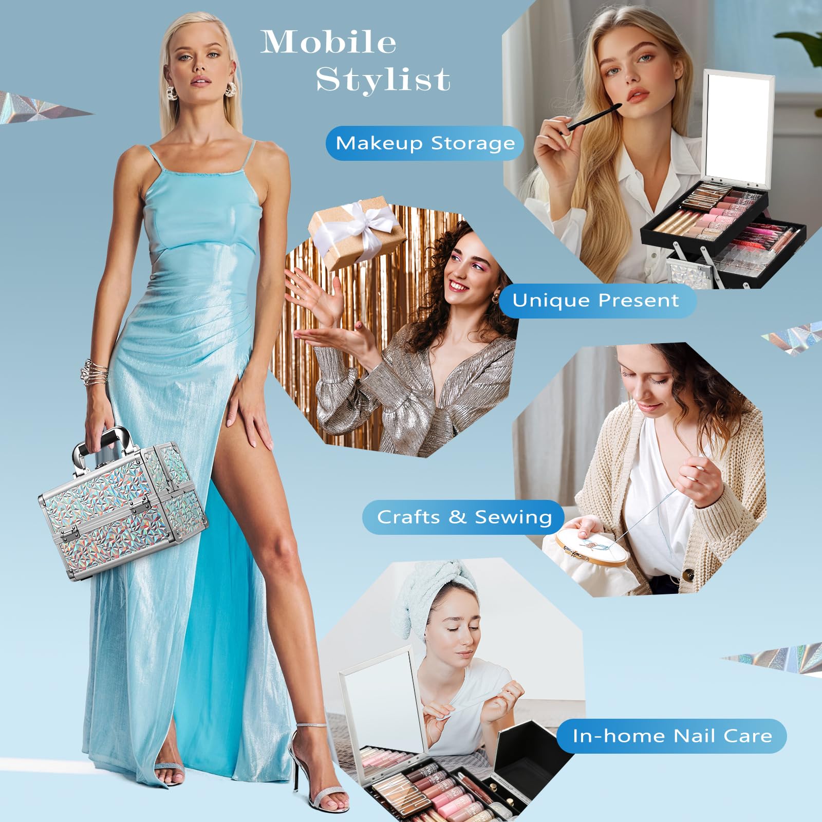 Coffret Joligrace cadeau chic et pratique pour offrir du rangement et du style.