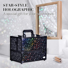 Plateaux ajustables Joligrace pour optimiser l’espace maquillage.