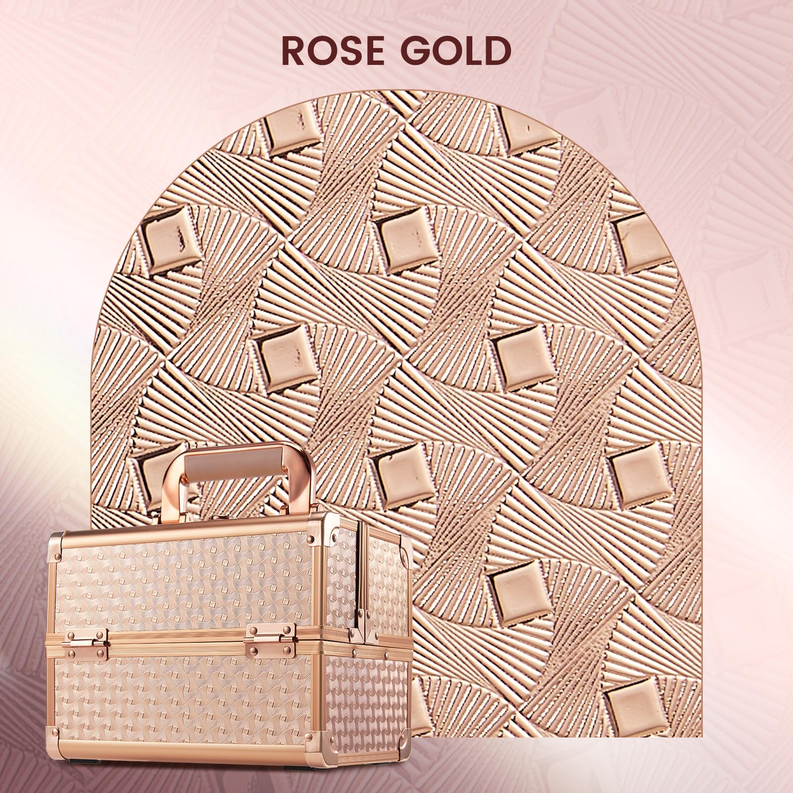 Idée cadeau Joligrace rose-or pour anniversaire ou fête.