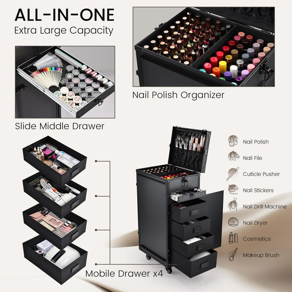 Joligrace compartiments-vernis-72: organisation sûre et efficace.