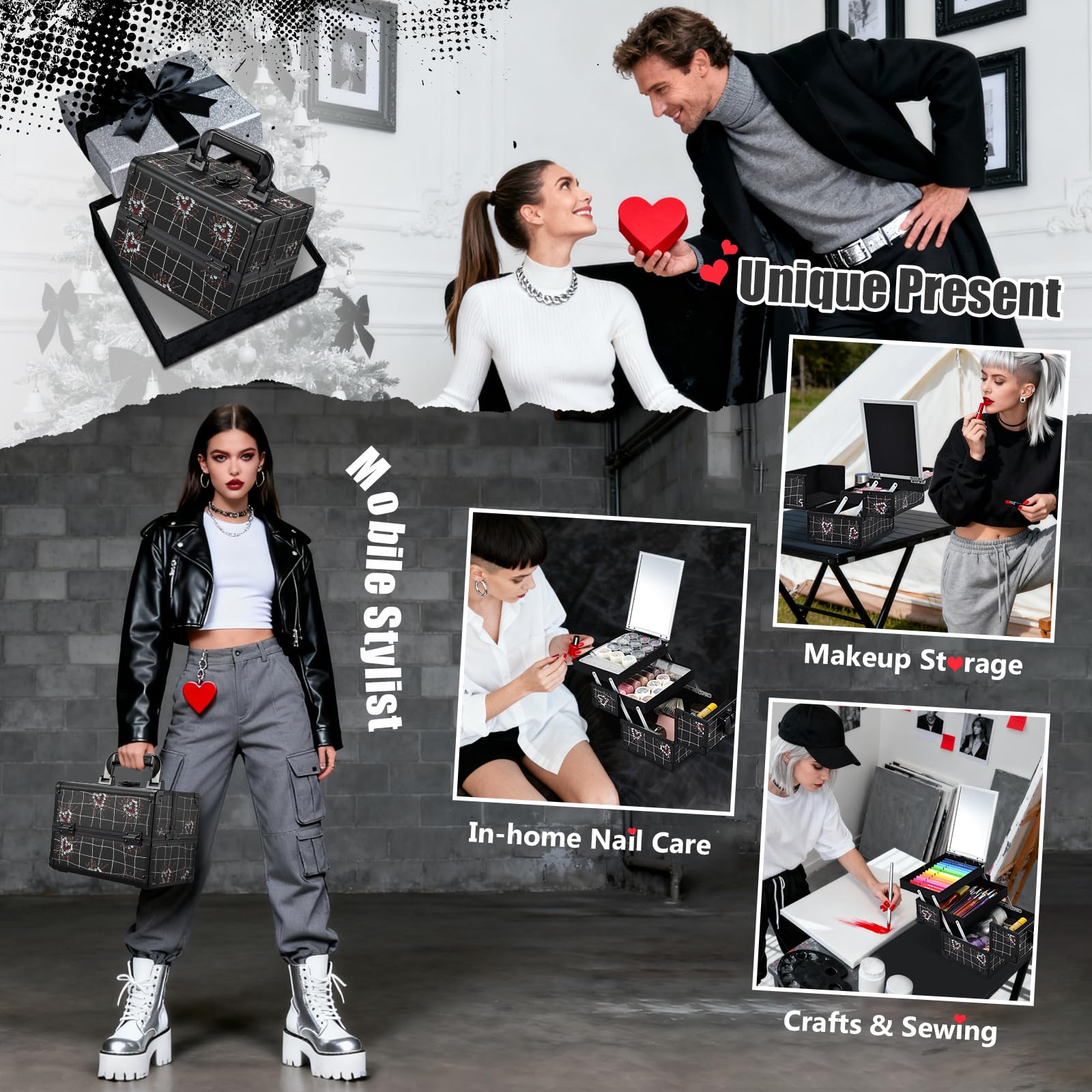 Joligrace design compact pour voyage, rangement pratique et élégant