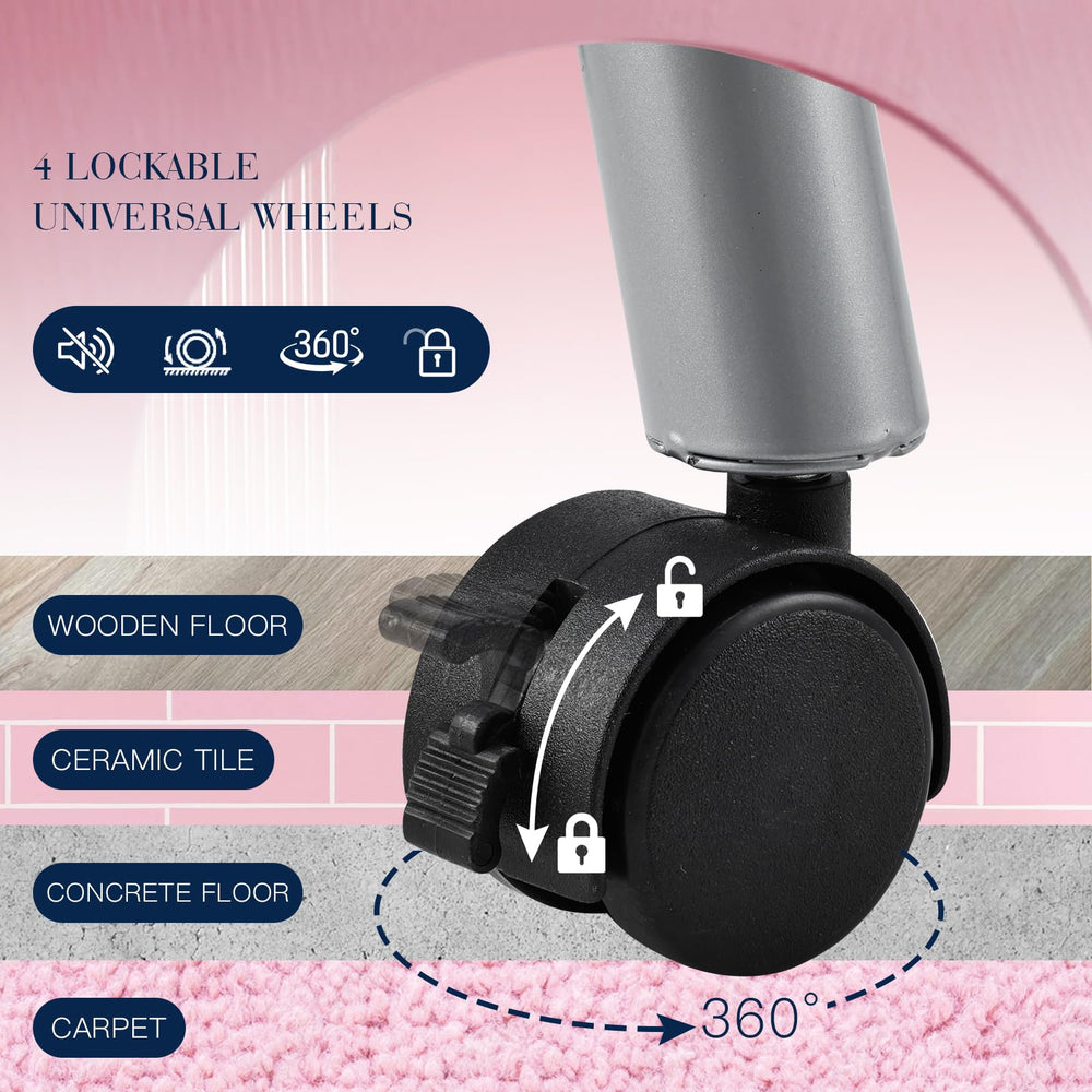 Joligrace pieds retractables, configuration rapide sur site.
