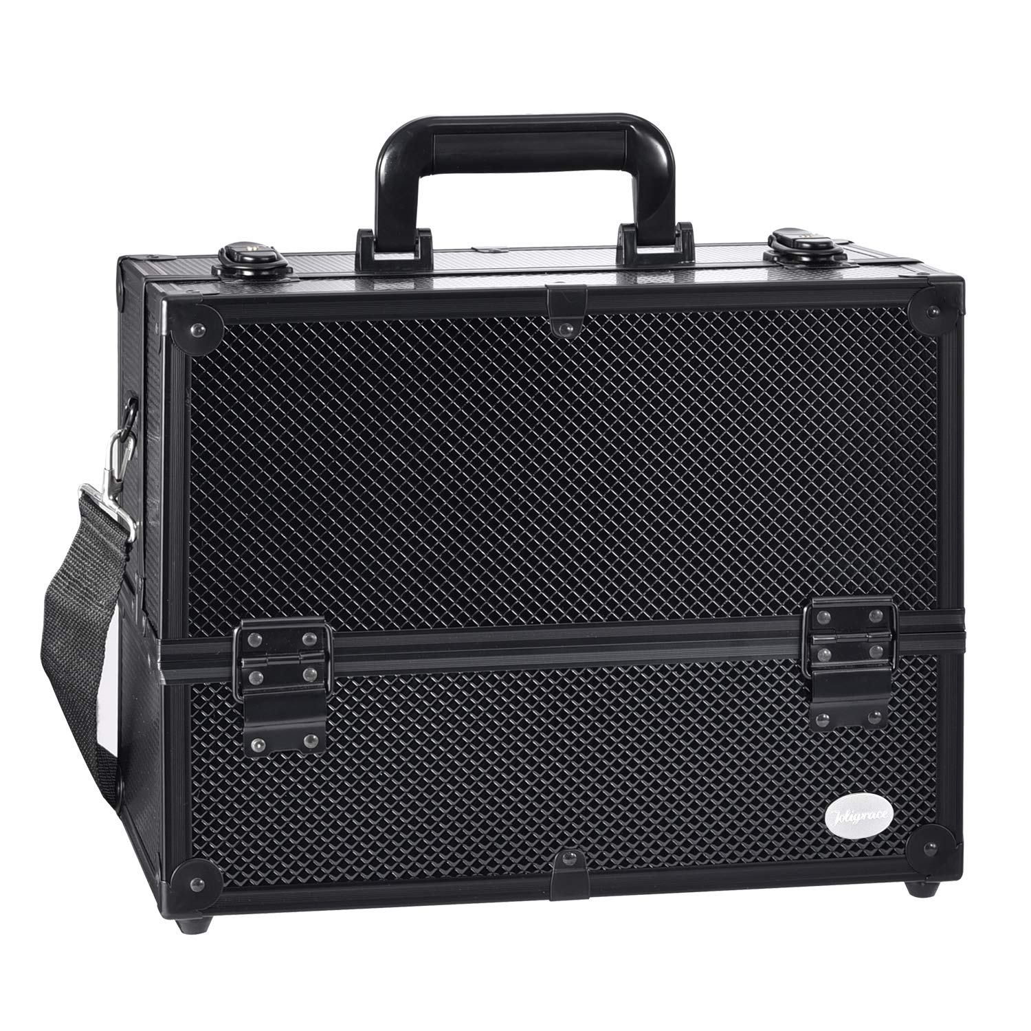 Joligrace valise maquillage pro idéale en studio ou boutique.