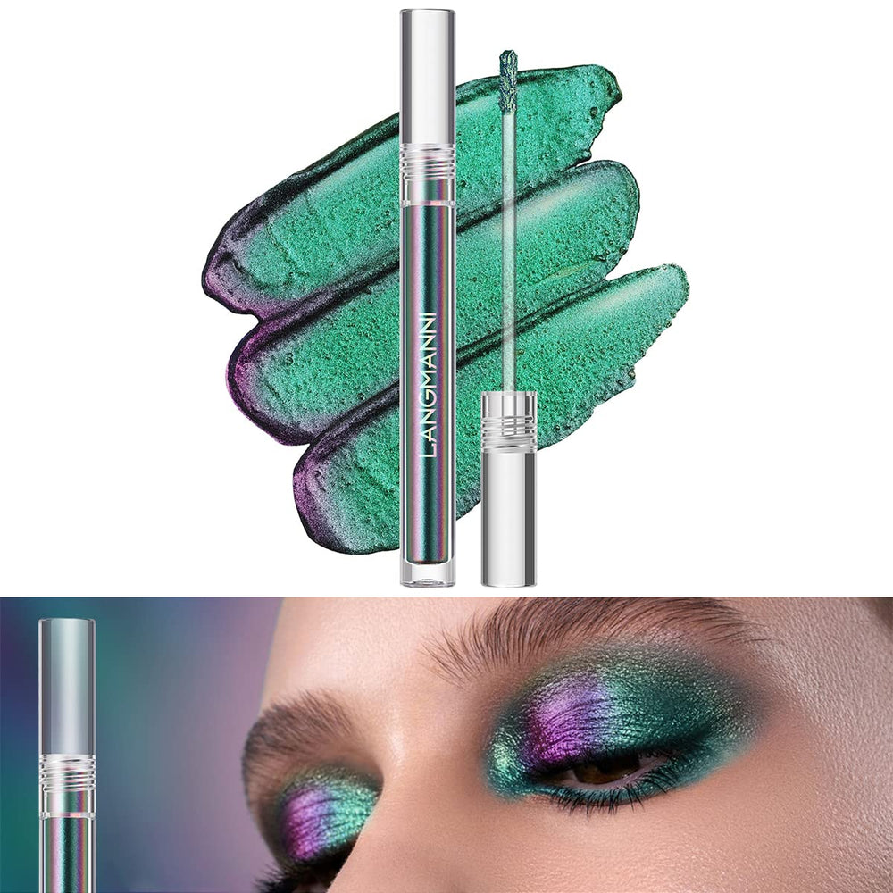 Ombre Jolilab paon, paillettes holographiques pour un regard multichrome.