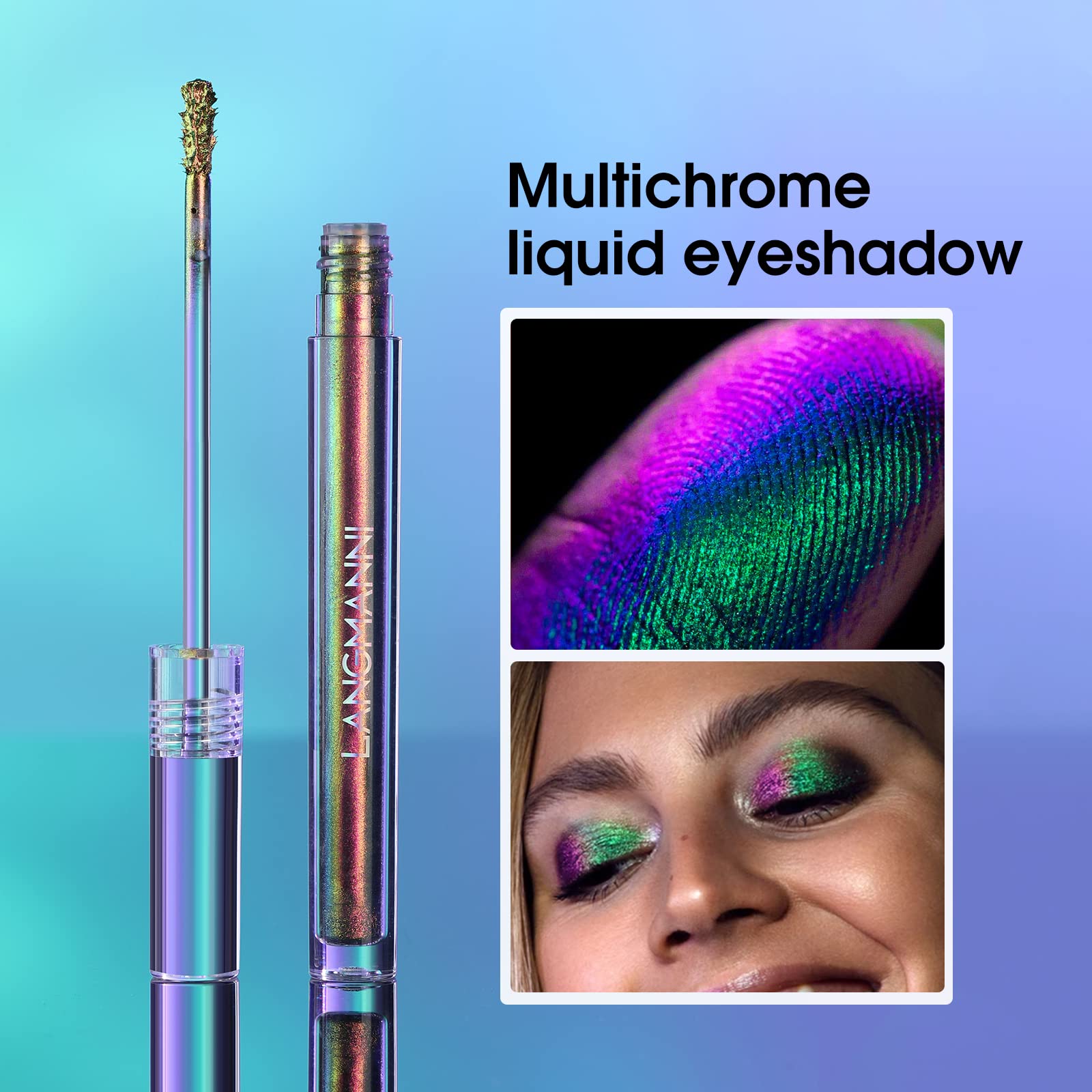 Jolilab Ombres liquides chameleon, couleurs multichromes changeantes selon la lumière