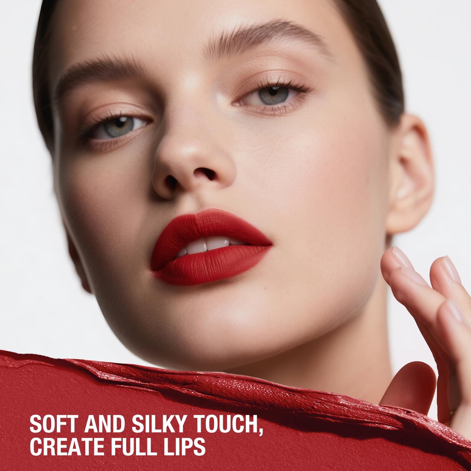 Rouge lèvres Jolilab mat: fini intense et tenue renforcée.