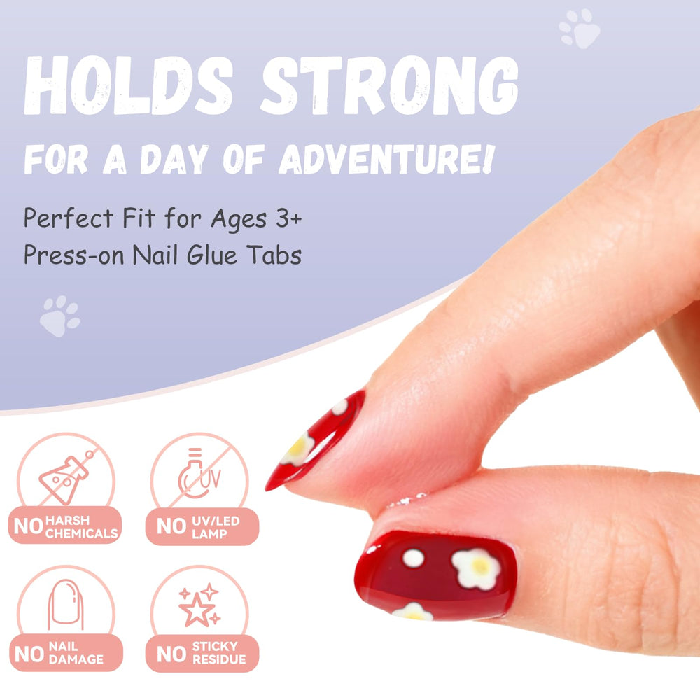 Adhésifs invisibles offrant un rendu naturel sur l’ongle.