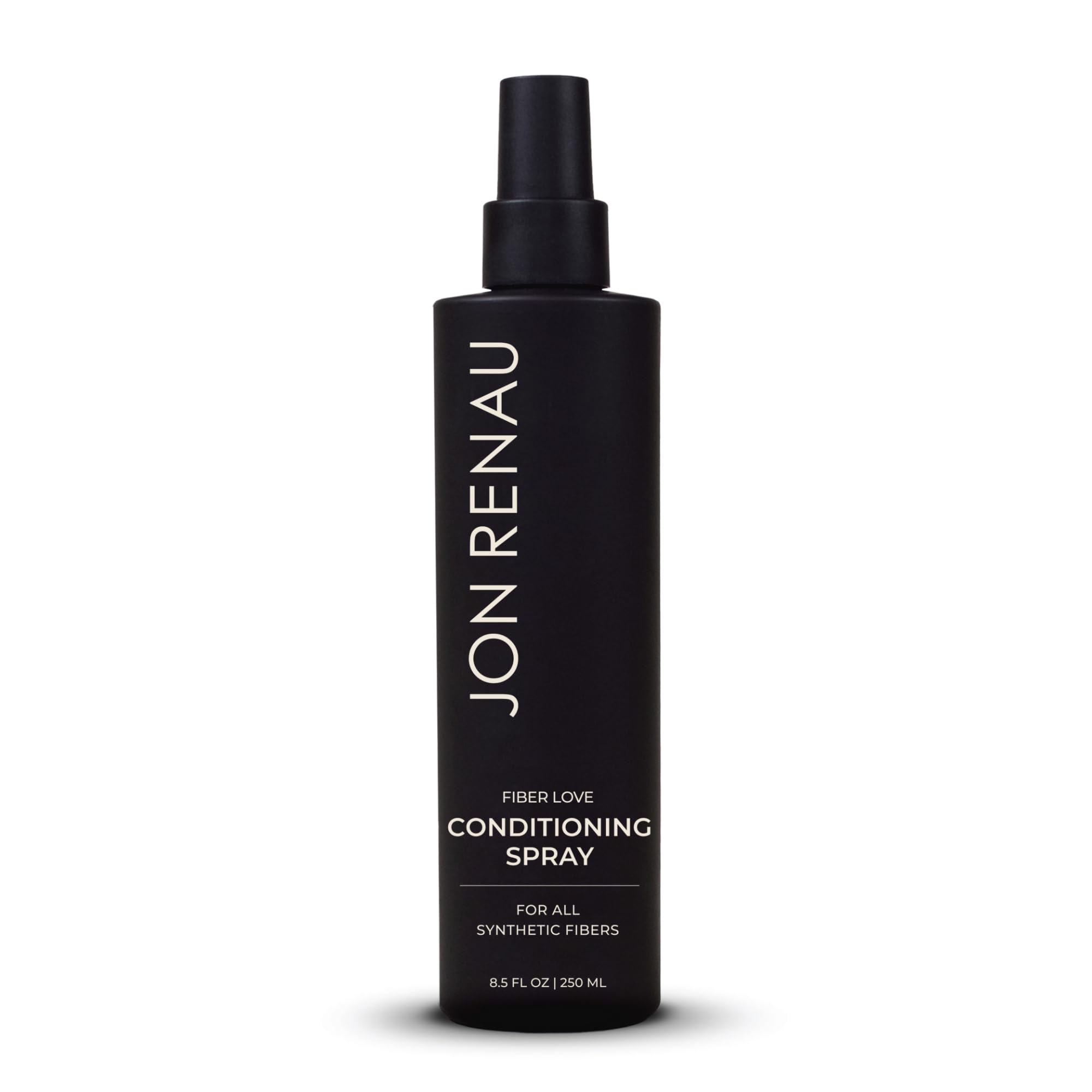 Jon Renau Fiber Love bottle pour for easy, even application and detangling