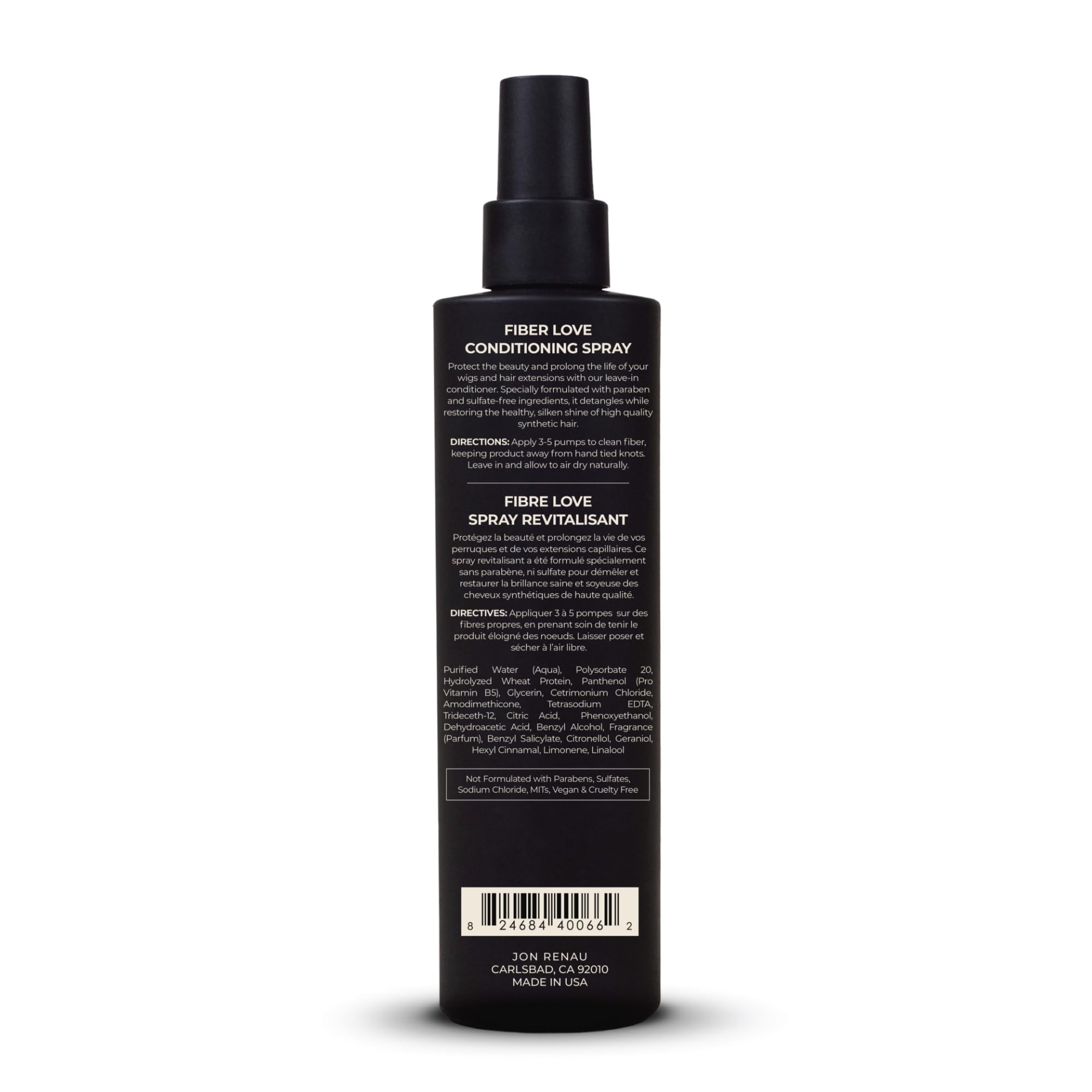 Jon Renau Fiber Love daily care protects fibers from dryness