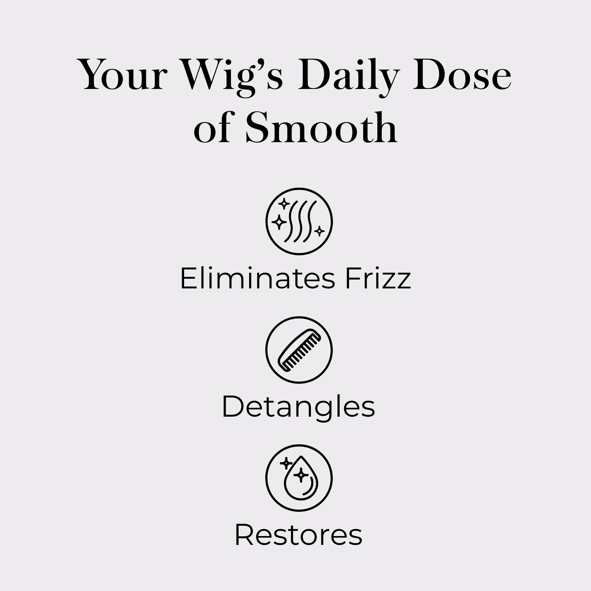 Jon Renau HD Smooth Detangler brushing glide highlights reduced tugging during styling