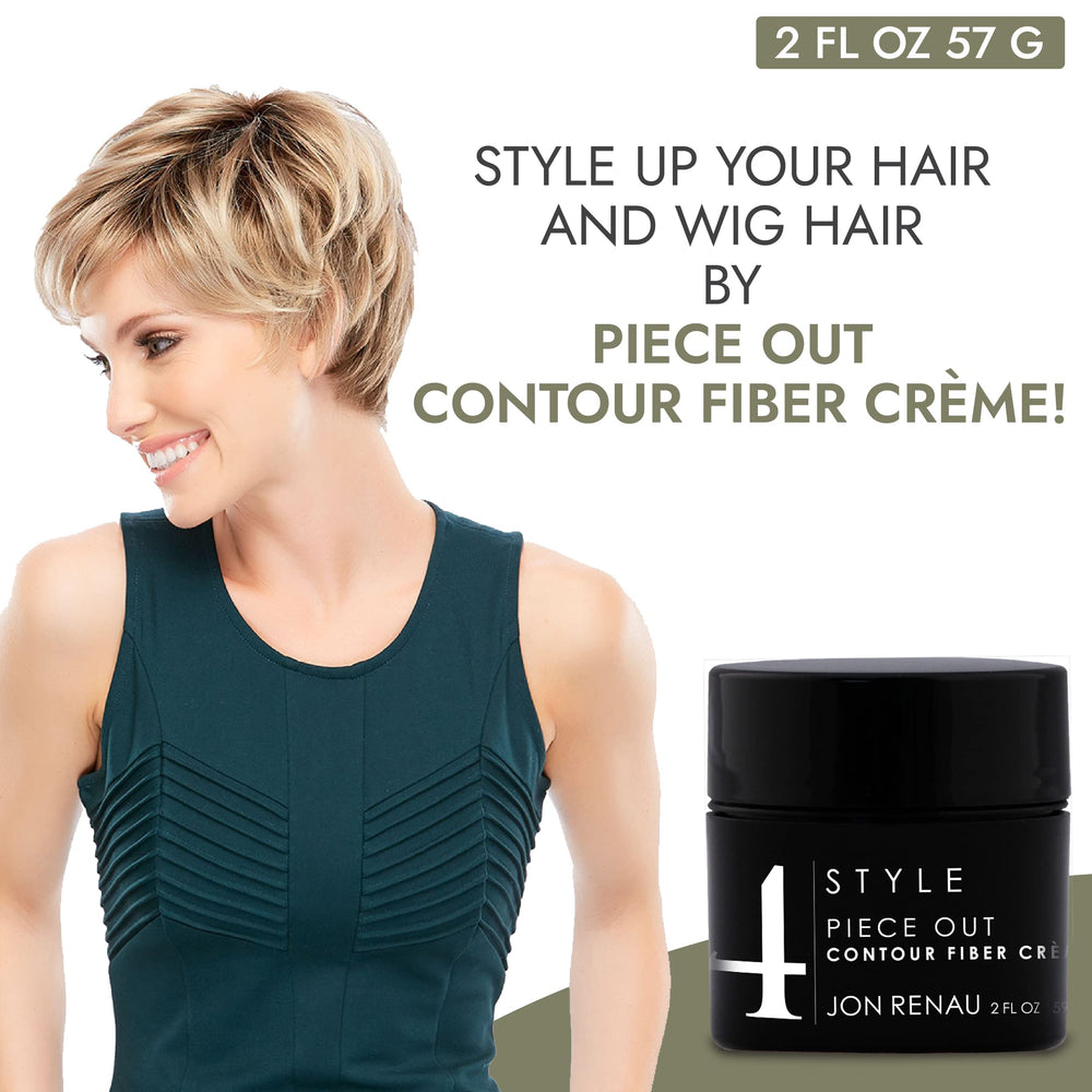 Jon Renau Piece Out Contour Fibre Crème – convient aux cheveux synthétiques.
