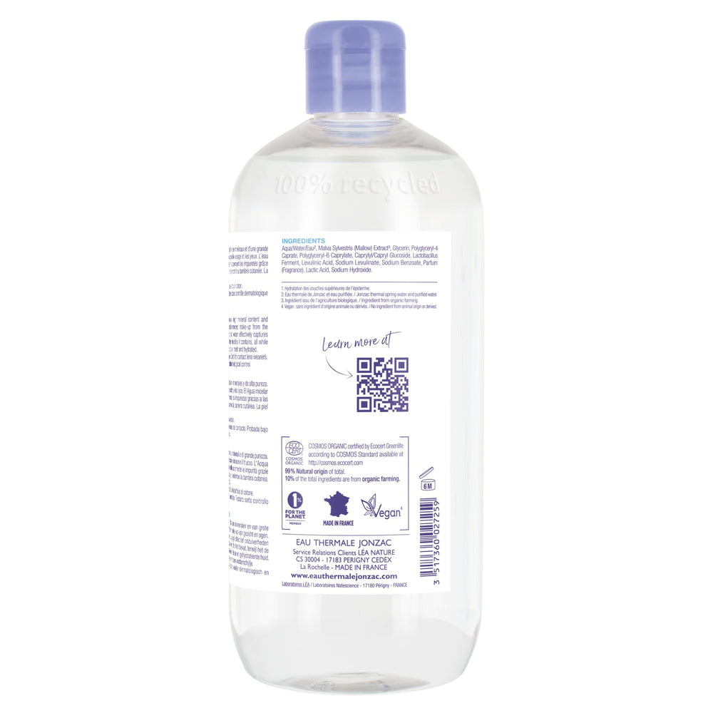 JONZAC formule hypoallergénique adaptée au maquillage quotidien.