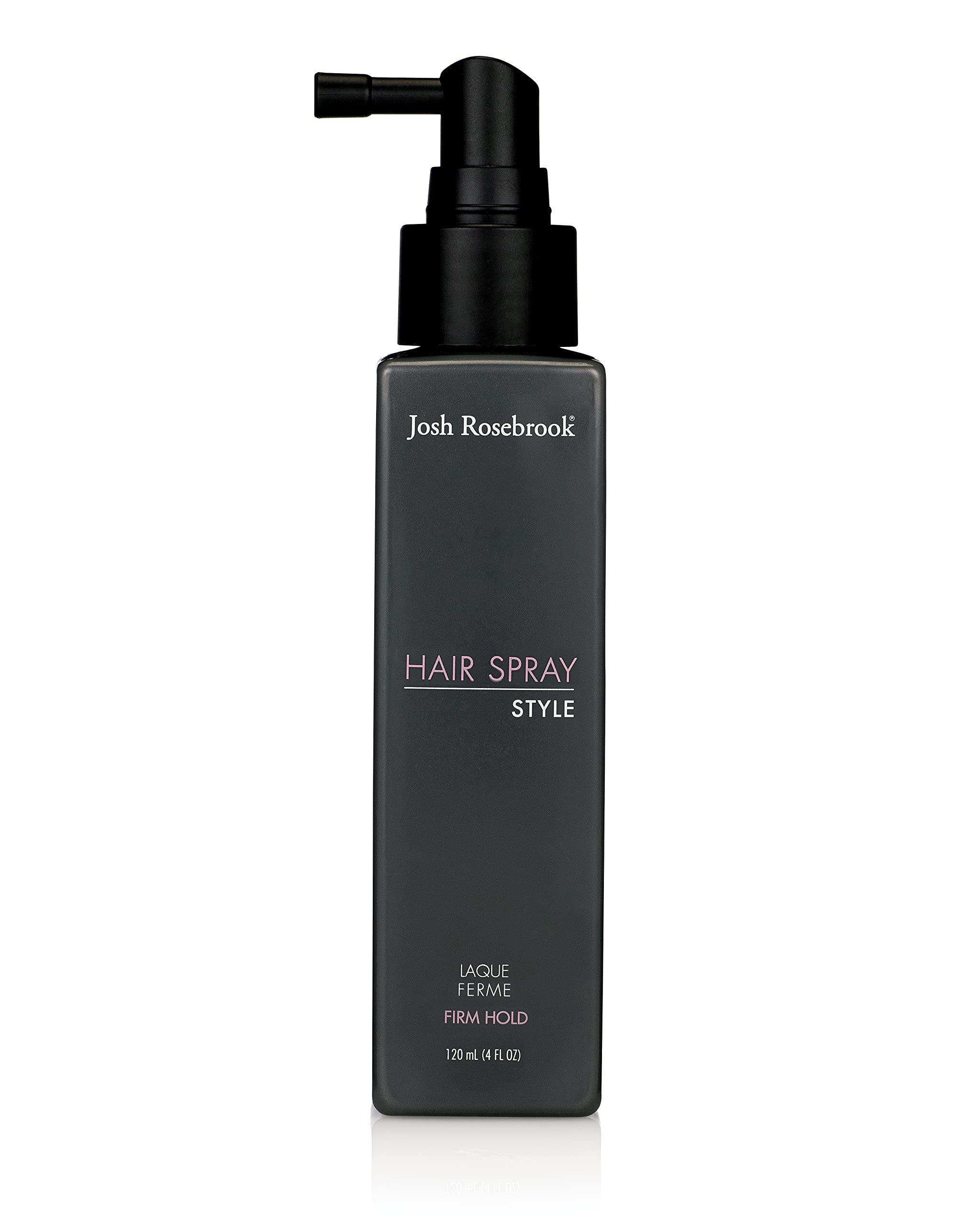 Josh Rosebrook Hair Spray emballage-bouteille: design élégant et utilisation pratique.