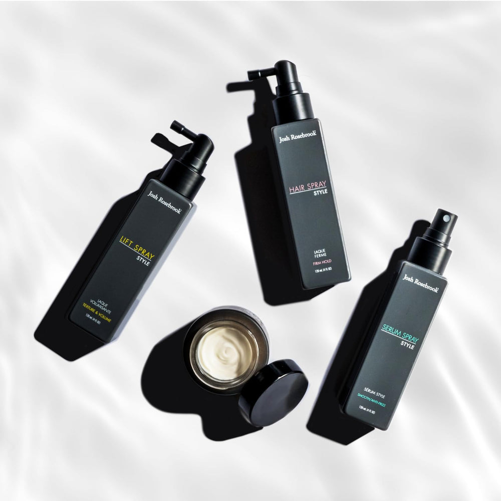 Josh Rosebrook Hair Spray utilisations-quotidiennes: pratique après le coiffage pour un style durable.