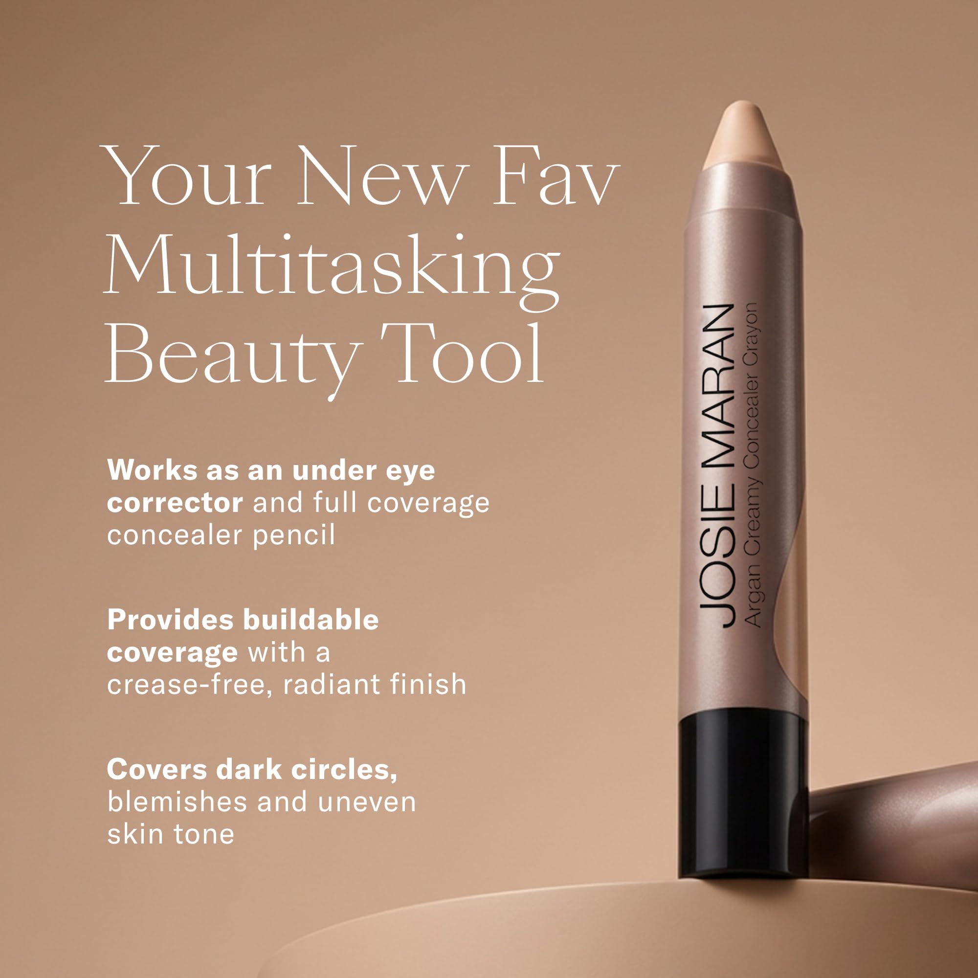 Josie Maran anti-cernes-stick crème argan Medium 1 sous les yeux, effet hydratant
