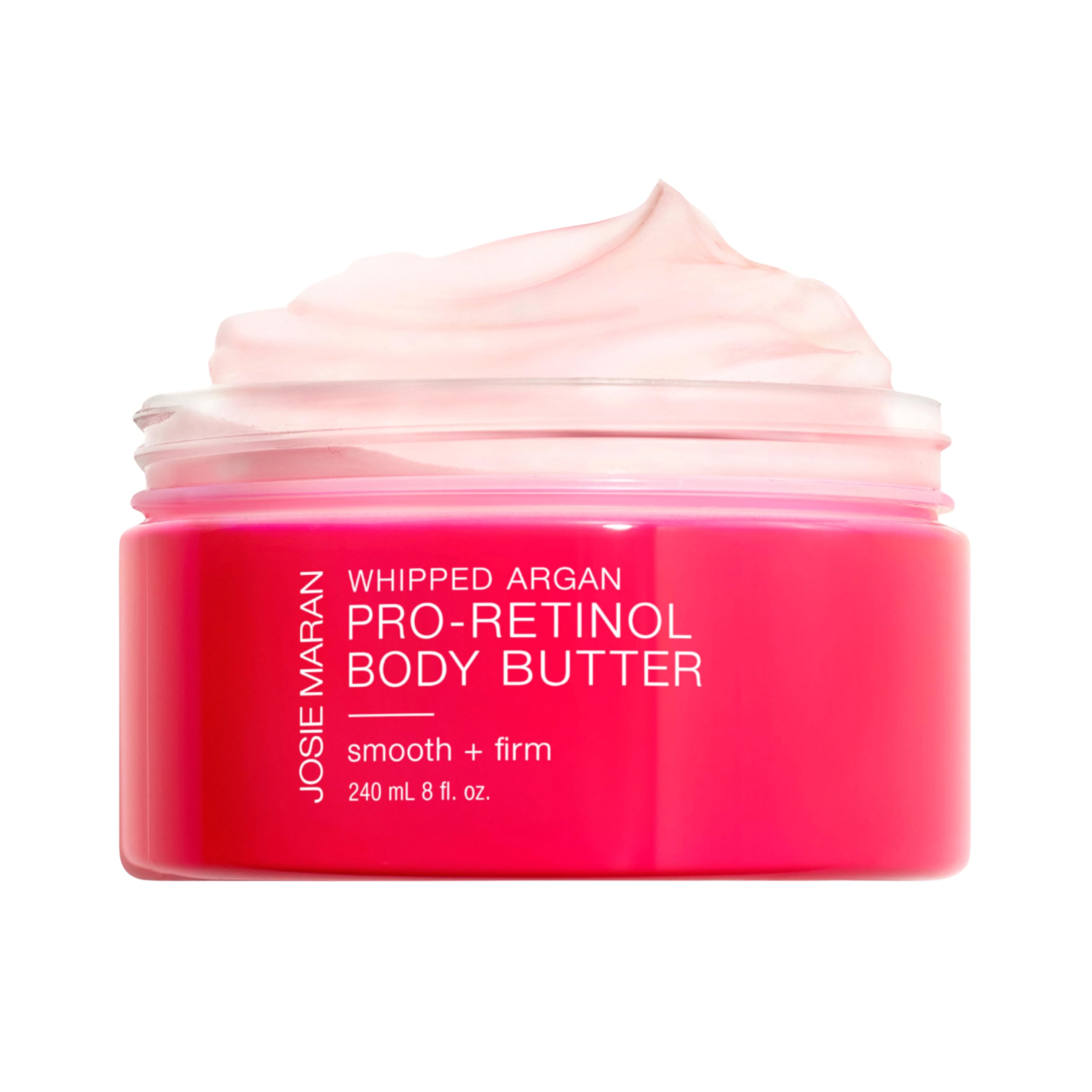 Josie Maran Beurre-Corps Pro-Retinol Air-Whipped: texture légère pour nourrir et lisser la peau.