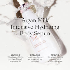 Crème nuit légère Josie Maran Argan Milk pour récupération nocturne non grasse