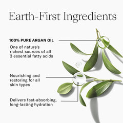 Josie Maran Pure Argan Milk — texture légère, sensation fraîche et hydratation rapide.