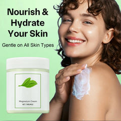 Josmon Crème Magnésium, appliquer sur peau, douceur et hydratation tout au long de la journée.