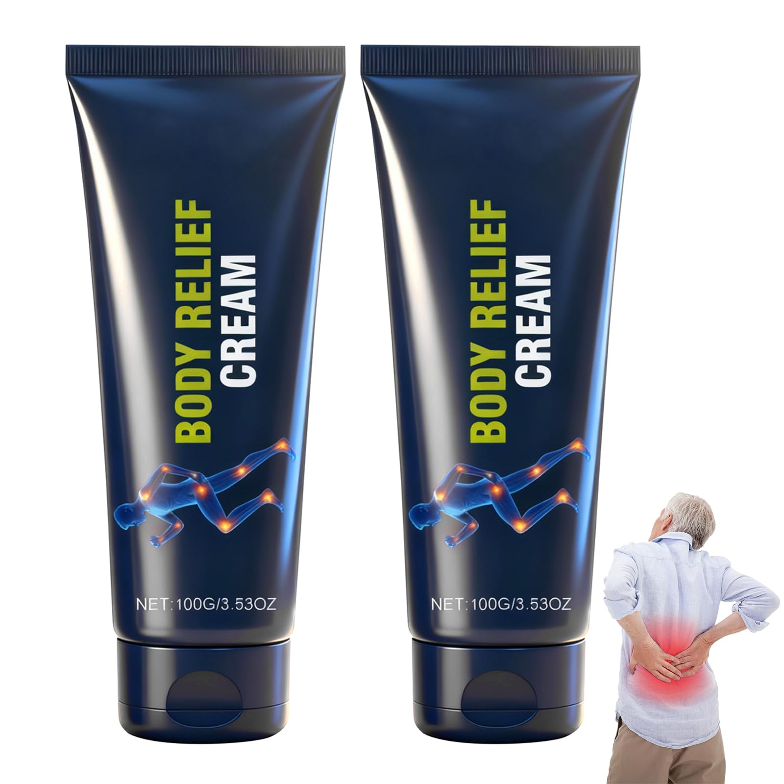 Josmon Crème Relief Neuropathie – bouteilles bleues, confort durable après application.