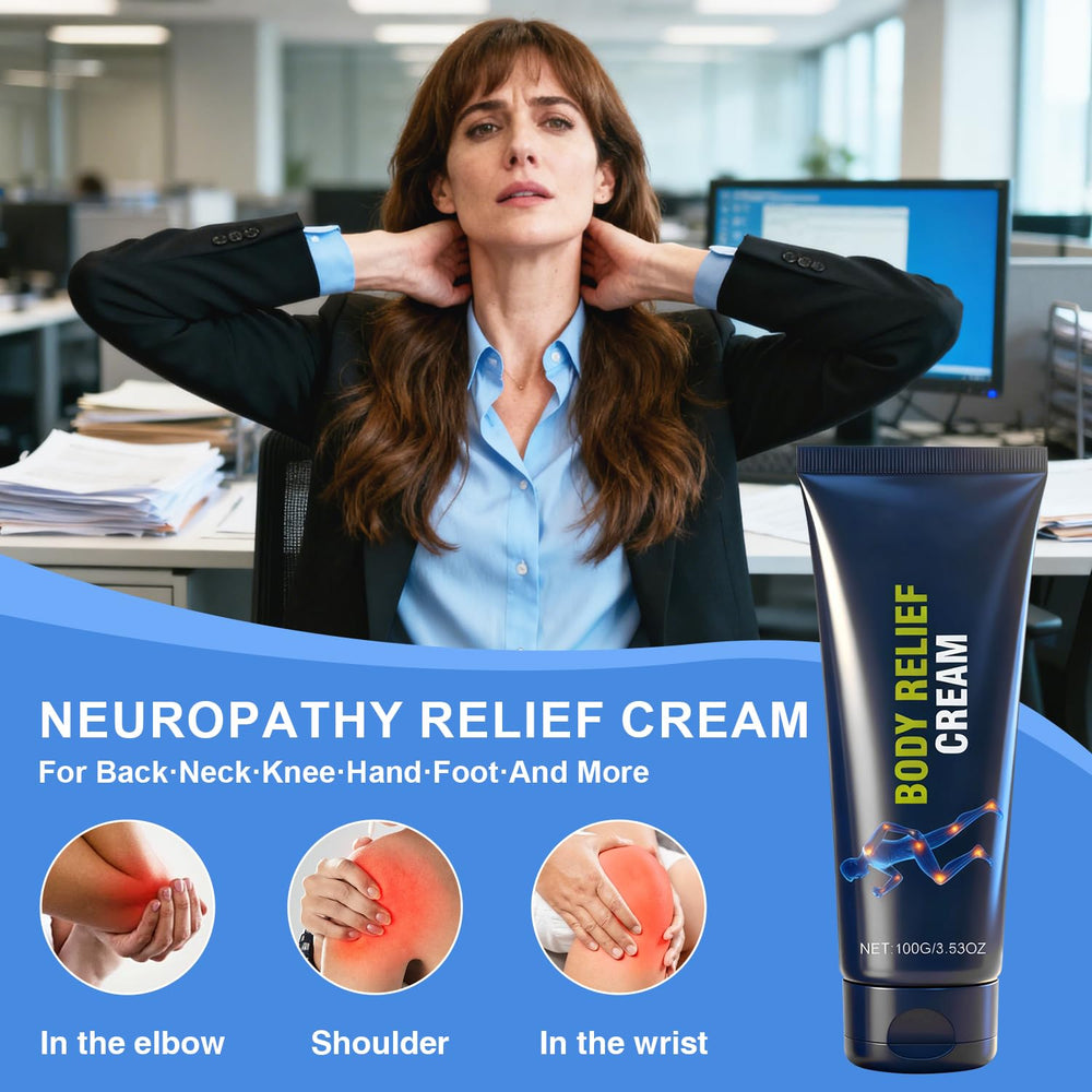 Josmon Crème Relief Neuropathie – texture non grasse qui pénètre sans film.