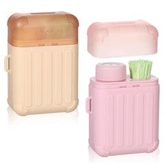 Josojoou kit-portable-nettoyage-piercing-rose: entretien quotidien des piercings, facile et sûr.