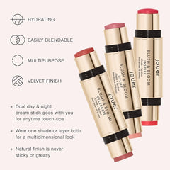Teinte joues creme Jouer Blush & Bloom pour éclat rosé.
