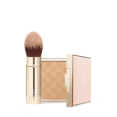 Brosse Jouer poils synthétiques doux, idéale pour retouches rapides en déplacement.